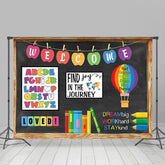 Lofaris Find Joy In The Journey Welcome Back To School Backdrop